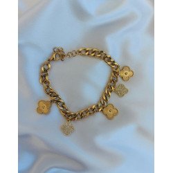 Bracelet Van Cleef doré
